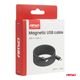 Kabel USB magnetyczny USB-C – USB-C 60W 100cm AMIO-04840 -zdjęcie numer 2