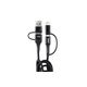 Kabel USB USB-C 3w1 iphone Lightning USB USB-C 1m UC-15 AMIO-02547 -zdjęcie numer 1