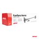 Klakson fanfara chrom 520 mm 12V 24V HighTone -photo number 2