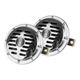 Klakson sygnał dźwiękowy chrom 125 mm 12V AMIO-04074 -zdjęcie numer 1