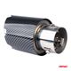 Końcówka tłumika wydechu stal nierdzewna carbon AMIO-04065 -zdjęcie numer 6
