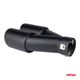 Końcówka tłumika wydechu stal nierdzewna podwójna czarna matowa -zdjęcie numer 5