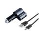 Ładowarka MYWAY 12/24V 3xUSB+EURO+Kabel Lightning -photo number 1