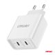 Ładowarka sieciowa 230V 2x USB-C 40W AMIO-03892 -zdjęcie numer 4