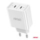 Ładowarka sieciowa 230V 2x USB-C 40W AMIO-03892 -zdjęcie numer 5