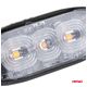 Lampa błyskowa ostrzegawcza płaska 3 LED R65 R10 12-24V AMIO-02297 -zdjęcie numer 5