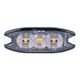 Lampa błyskowa ostrzegawcza płaska 3 LED R65 R10 12-24V AMIO-02297 -zdjęcie numer 1