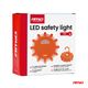 Lampa ostrzegawcza awaryjna z funkcją latarki 3xAAA IP65 12SMD + 3SMD światło czerwone AMIO-02499 -zdjęcie numer 2