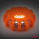 Lampa ostrzegawcza awaryjna z funkcją latarki 3xAAA IP65 12SMD + 3SMD światło czerwone AMIO-02499 -zdjęcie numer 4