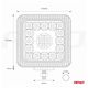 Lampa robocza AMiO AWL13, 77 SMD LED, 9-36V, Flood Light -zdjęcie numer 6