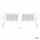 Lampa robocza AWL26 panelowa 80LED COMBO 9-36V -zdjęcie numer 8