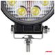 Lampa robocza LED szperacz AWL04 9 LED 12V 24V AMIO-01615 -zdjęcie numer 7