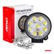 Lampa robocza LED szperacz AWL04 9 LED 12V 24V AMIO-01615 -zdjęcie numer 4