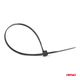 Taśmy opaski zaciskowe kablowe czarne 3,6x150mm - 100 szt. AMIO-02153 -zdjęcie numer 6