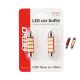 Żarówki LED CANBUS 4014 16SMD Festoon C5W C10W C3W 39mm White 12V/24V -zdjęcie numer 1