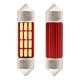 Żarówki LED CANBUS 4014 16SMD Festoon C5W C10W C3W 39mm White 12V/24V -zdjęcie numer 3