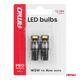 Żarówki LED FULL PRO T10 W5W 4x3030 SMD białe 12V 24V AMIO-03580 -zdjęcie numer 2