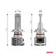 Żarówki samochodowe LED seria X1 H7 6500K Canbus AMIO-02966 -zdjęcie numer 4