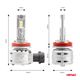 Żarówki samochodowe LED seria X2 H8 H9 H11 H16 6500K Canbus AMIO-02974 -zdjęcie numer 3