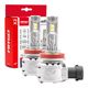 Żarówki samochodowe LED seria X2 H8 H9 H11 H16 6500K Canbus AMIO-02974 -zdjęcie numer 1
