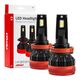 Żarówki samochodowe LED seria X3 H8 H9 H11 H16 6500K Canbus AMIO-02981 -zdjęcie numer 1