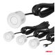 Zestaw czujników parkowania cofania Buzzer 4 sensory białe AMIO-01568 -zdjęcie numer 4