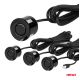 Zestaw czujników parkowania cofania Buzzer 4 sensory czarne AMIO-01567 -zdjęcie numer 4