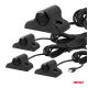 Zestaw czujników parkowania cofania LED 4 sensory czarne 19 mm TRUCK BUS AMIO-02279 -zdjęcie numer 5
