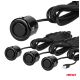 Zestaw czujników parkowania cofania LED 4 sensory czarne GOLD 18 mm AMIO-01577 -zdjęcie numer 5