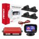 Zestaw czujników parkowania czujniki cofania LED-GRAF 4 sensory czarne 19 mm TRUCK AMIO-02280 -zdjęcie numer 1