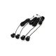 Zestaw czujników TFT01 4,3" z kamerą CAM-402 LED 4 sensory czarne -zdjęcie numer 9