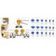 Zestaw duży narzędzi do wyciągania wgnieceń PDR -photo number 9