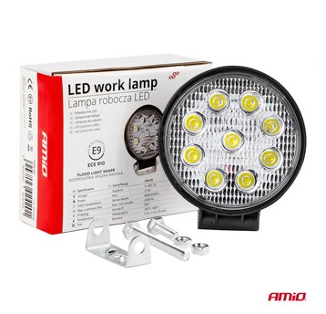 02420 Working lamp AWL06 9LED O110 35W FLAT 9-36V