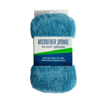 12/ EM Gąbka do mycia auta z mikrofibry 20x15x6cm