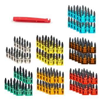120pcs Fuses Fuse Kit Set 5-30 Amp MINI VA+PullerB