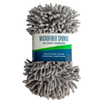 13/ EM Gąbka do mycia auta z mikrofibry 27x14x6cm