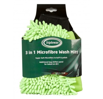3in1 Microfibre Wash Mitt- Wielozadaniowa rękawica