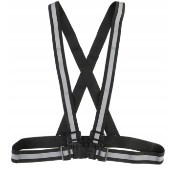 58502 Szelki odblaskowe, czarne