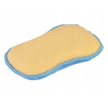 58727 Gąbka dwustronna mikrofibra + ircha syntetyc