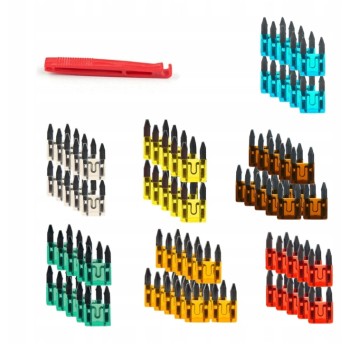 80pcs Fuses Fuse Kit Set 5-30 Amp MINI VA+PullerB