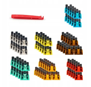 80pcs Fuses Fuse Kit Set 5-30 Amp UNI VAL +PullerB