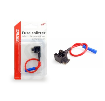 Adapter bezpiecznikowy MINI NISKI PROFIL x 2 /BYPA
