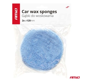 Aplikator gąbka do woskowania polerowania ręcznego 2 szt. 125 mm