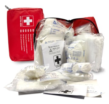 Apteczka EXTRA MINI motocyklowa quad turystyczna rower w góry 12,5x9x4,5cm