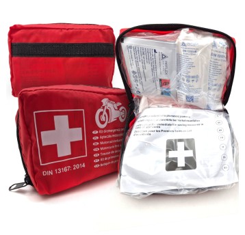 Apteczka Motocyklowa Pierwszej Pomocy DIN 13167 - Apteczka turystyczna / rowerowa