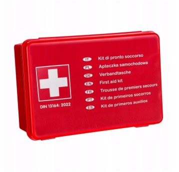 Apteczka sam. pierwszej pom. z ust.. DIN13164 PLAS