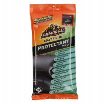 ArmorAll Matte Finish Protectant Wipes – Matowe ściereczki do kokpitu (20 szt.)