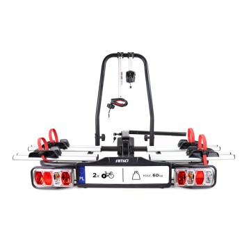 Bagażnik rowerowy na hak - E-Bike - 2 rowery TBC-02/2