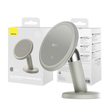 Baseus C01 samochodowy uchwyt magnetyczny biały