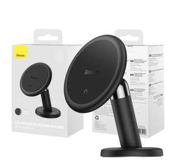 Baseus C01 samochodowy uchwyt magnetyczny czarny